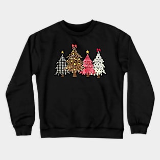 Mixed patterns christmas trees Crewneck Sweatshirt